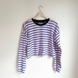 NORDSTROM Code X Mode Purple Blue Long Sleeve Top